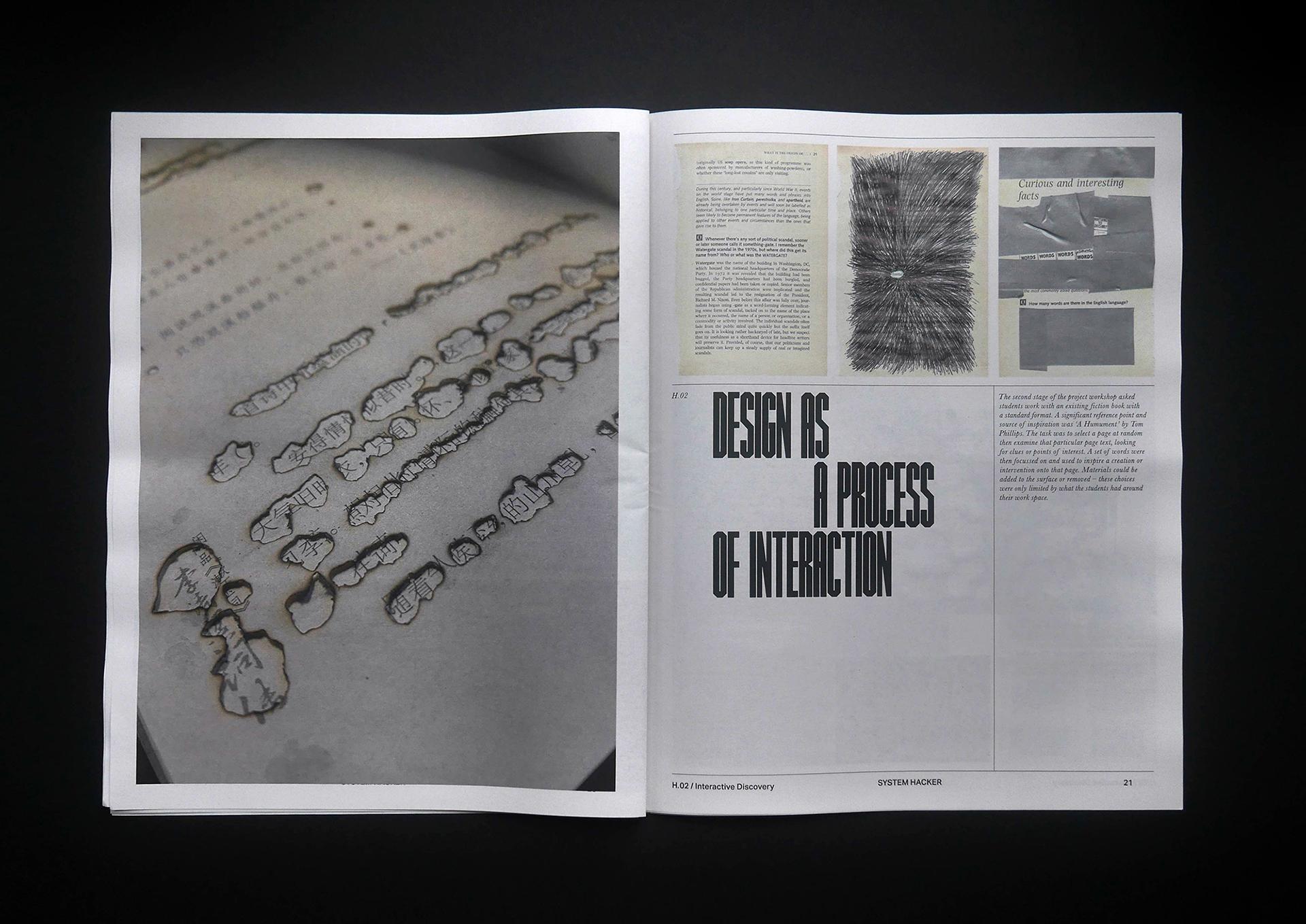 newspaper spread
