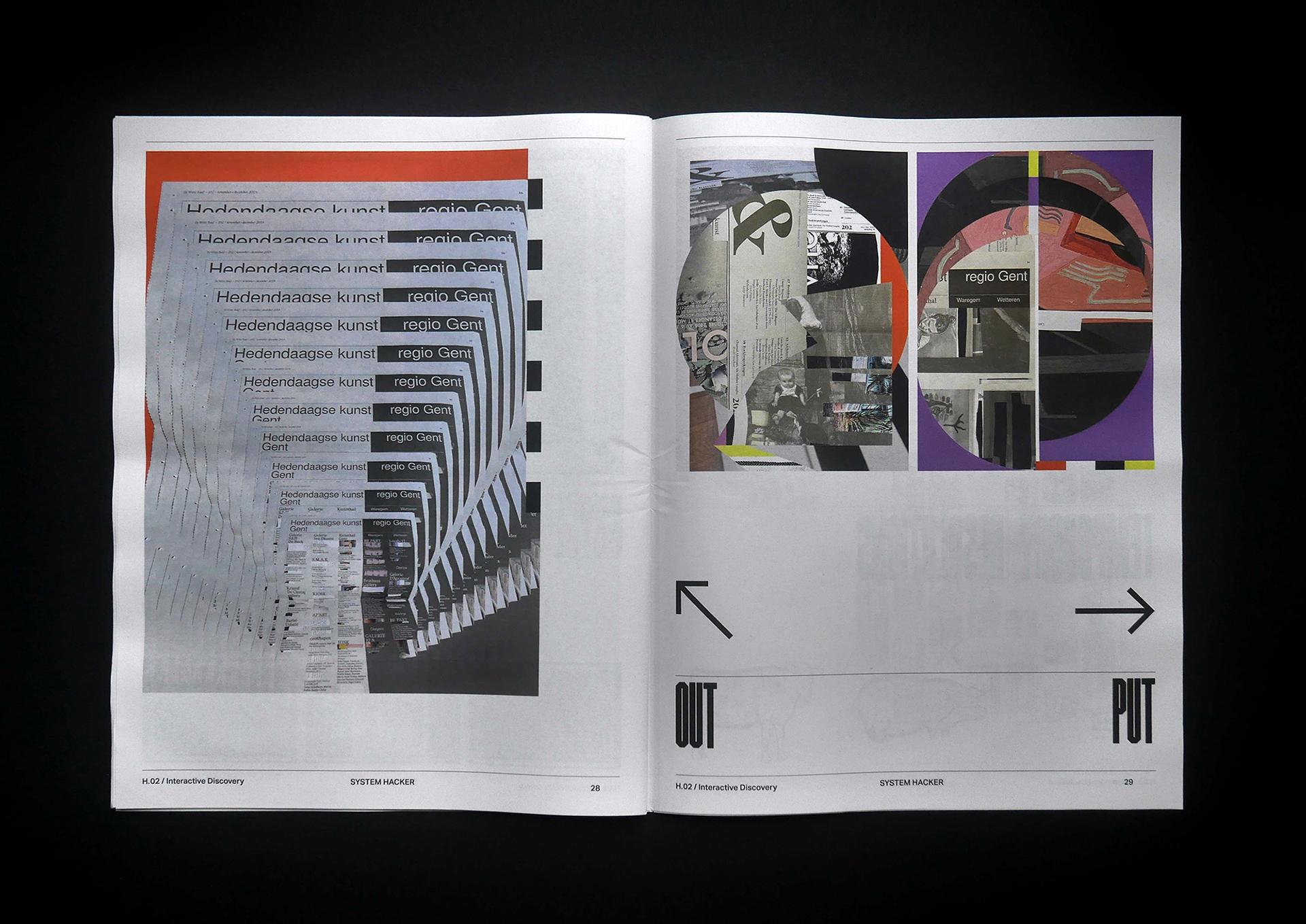 newspaper spread