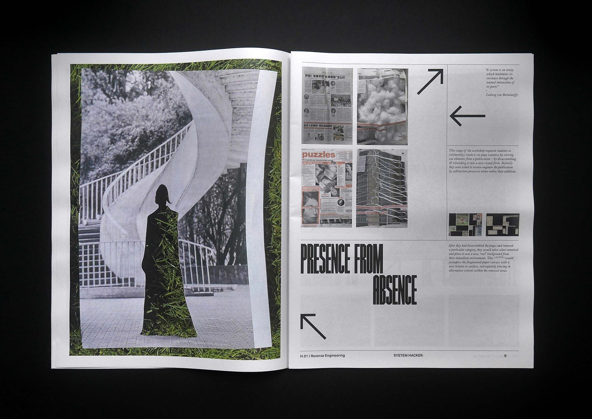 newspaper spread