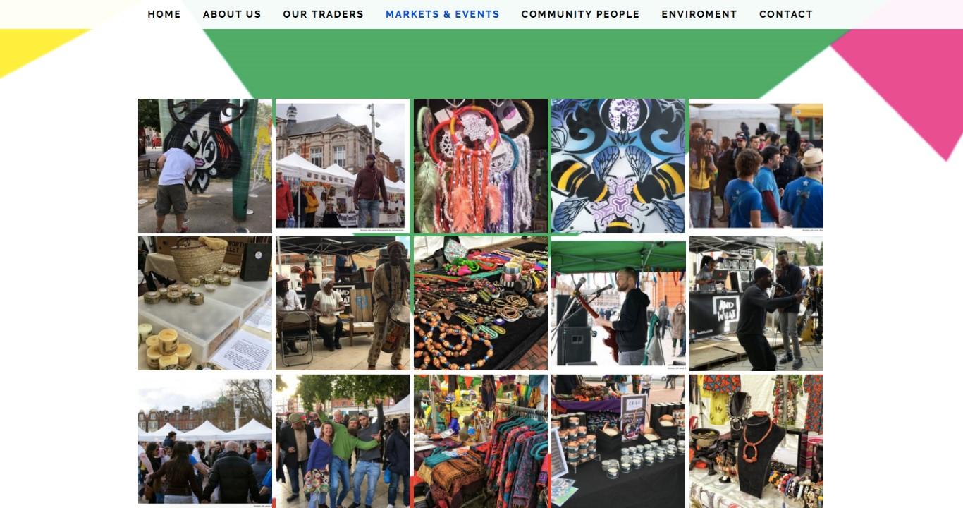 Mohammed Samad & James Kanokkia created a new logotype for a bold, bright website, It's Your Local Market