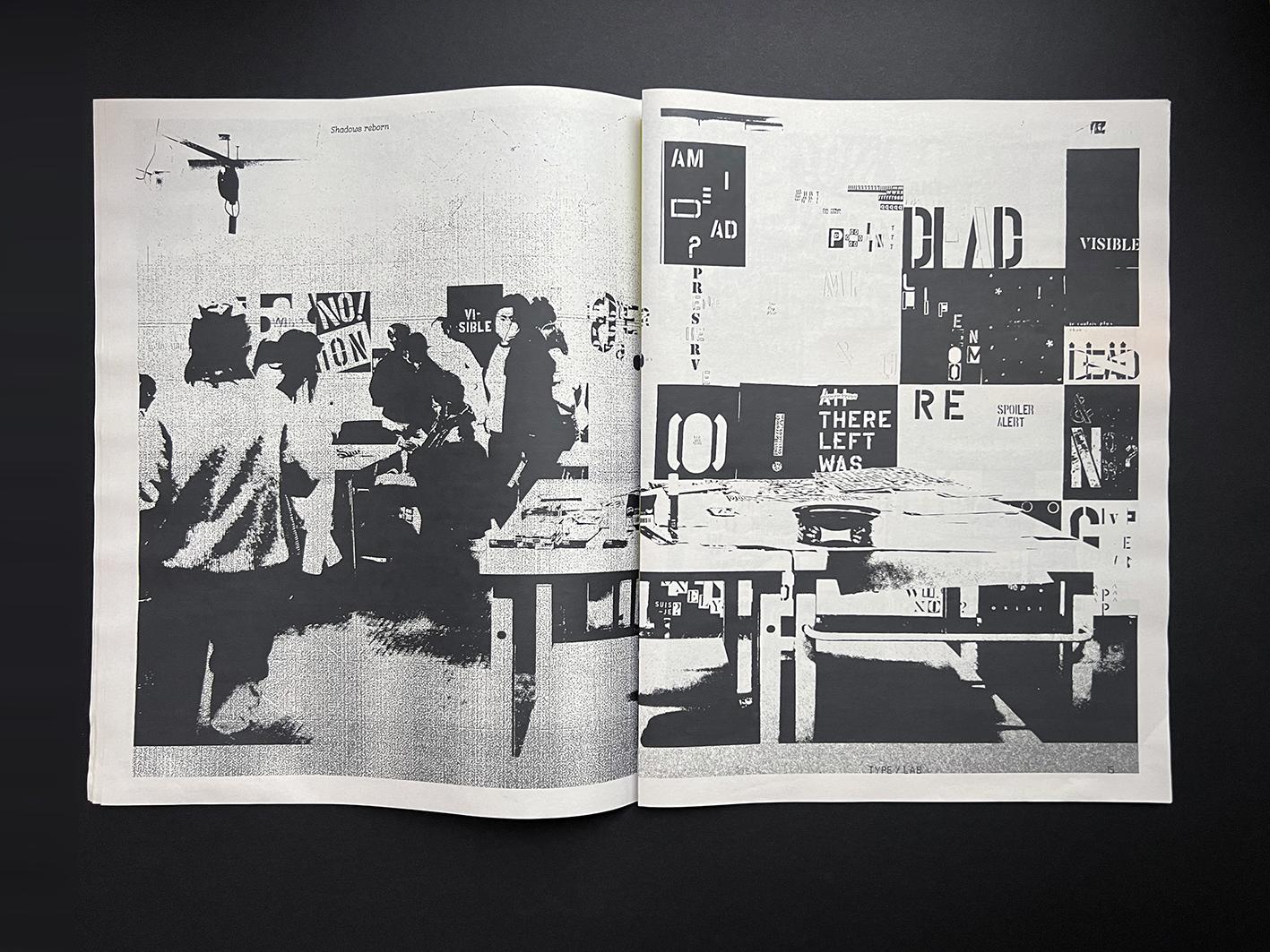 Pages 14-15 of the Type/Lab publication