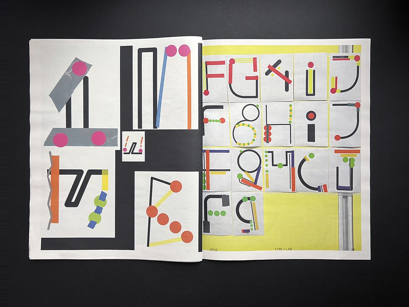 Pages 27-28 of the Type/Lab publication