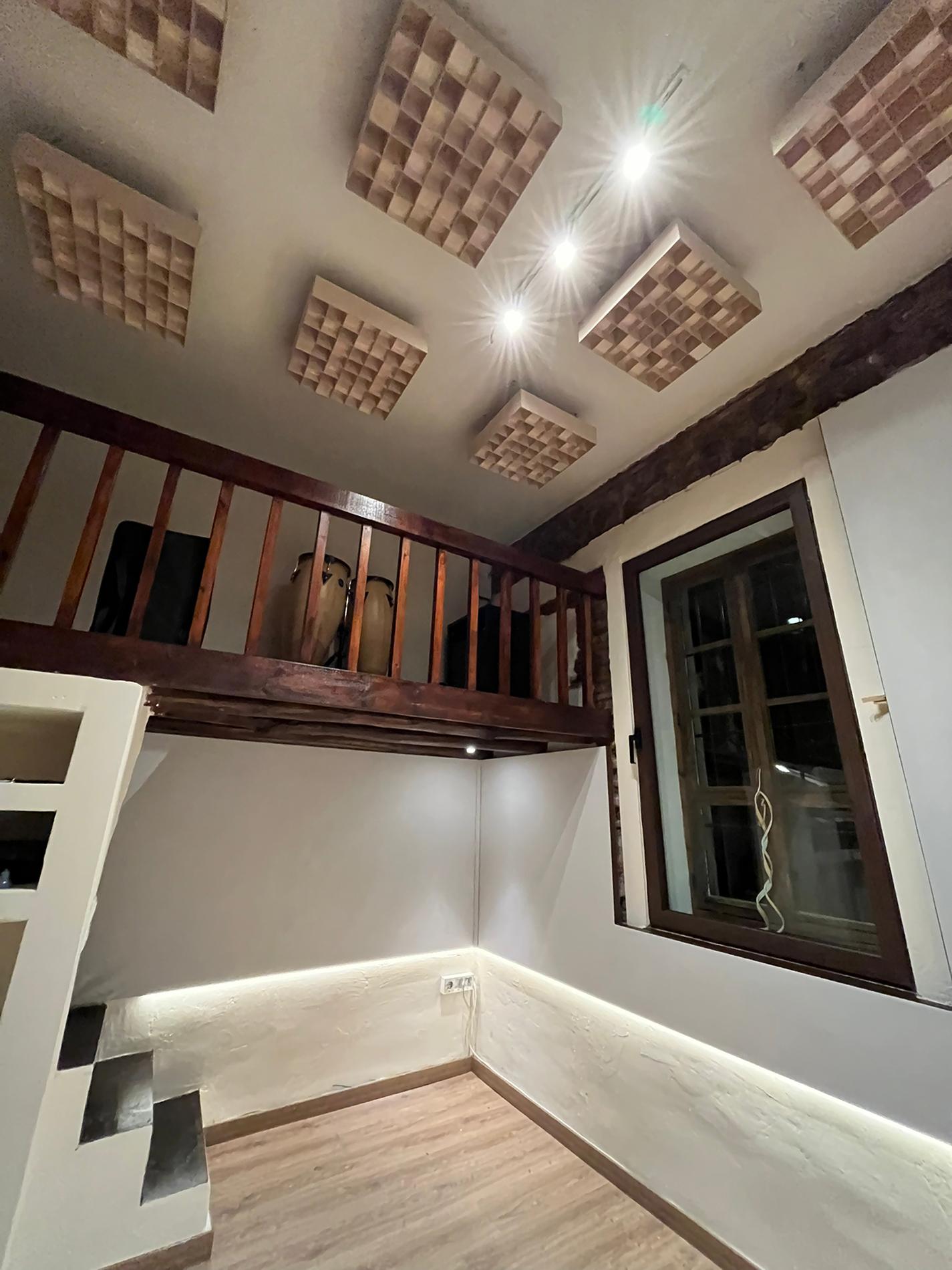 Interior of studio renovation