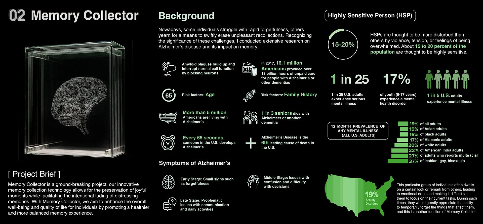 Page from the Visual Summary describing the project.