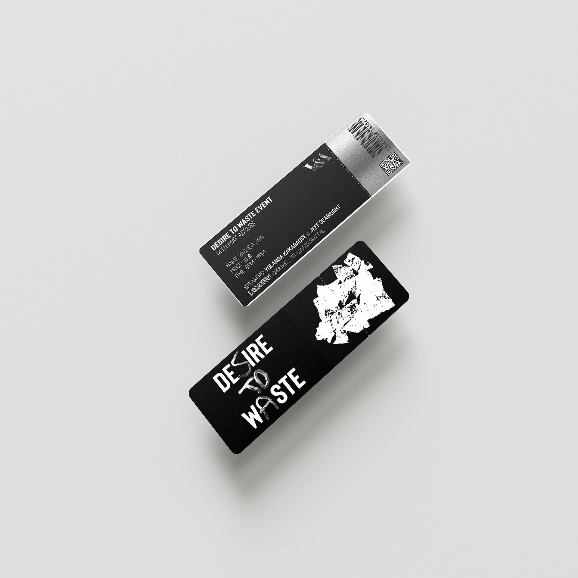 ‘Desire to Waste’ Brand Identity for V&A Event