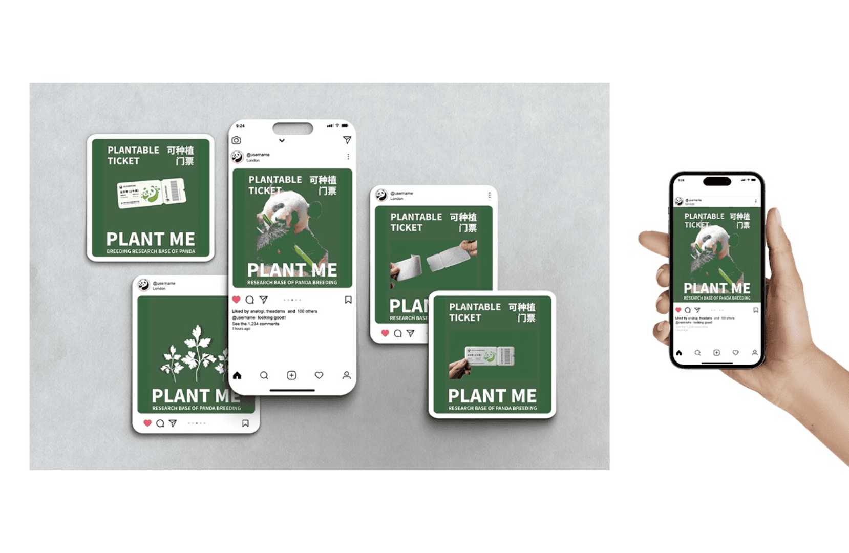 BambooCycle: From Panda Waste to Plantable Tickets