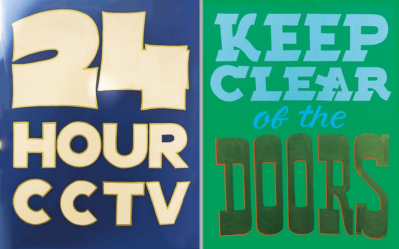 Sign writing and Typographic design