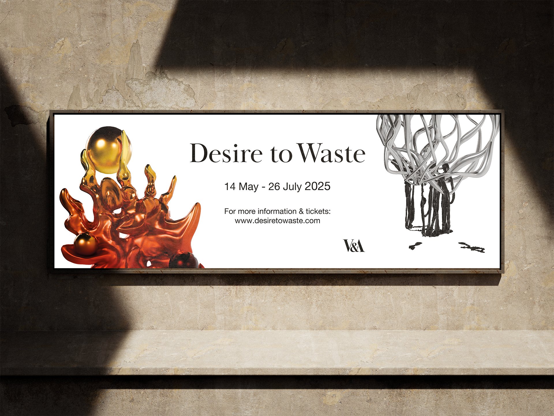 My banner design, on free mock-up