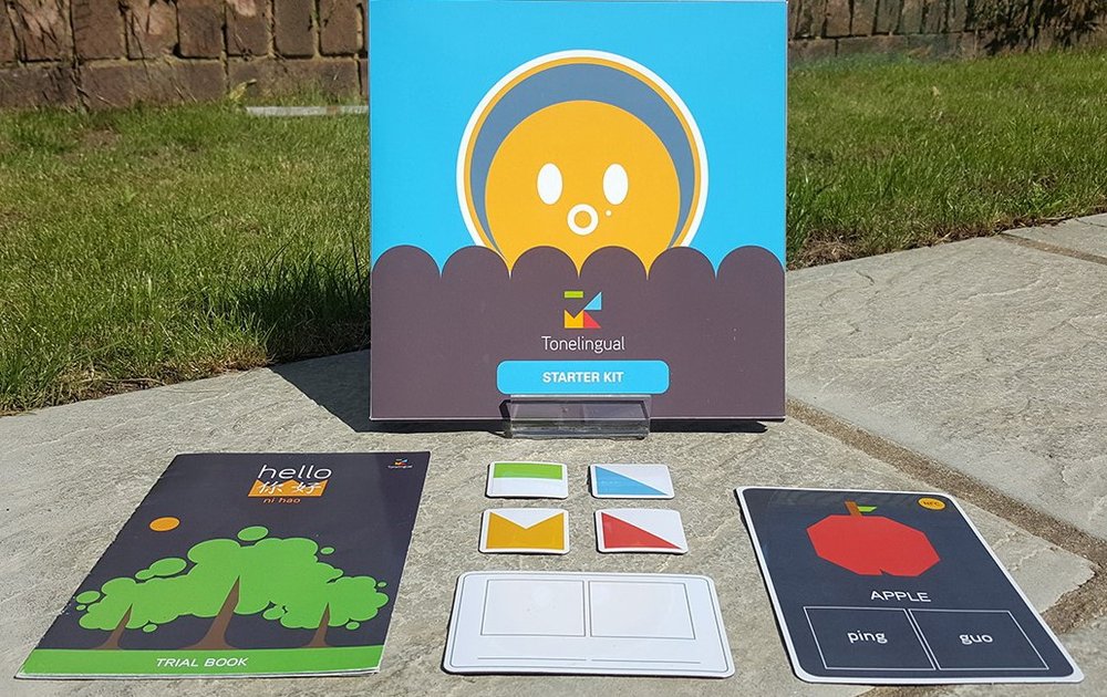 Tonelingual, a service that teaches Chinese with shapes, colours and technology to young learners