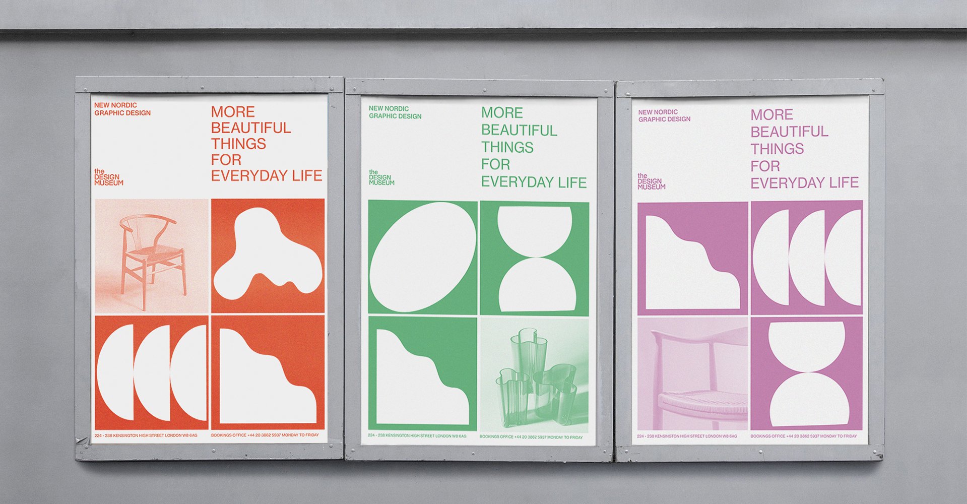 More beautiful things for everyday life / Exhibition Identity / Urban Poster Campaign