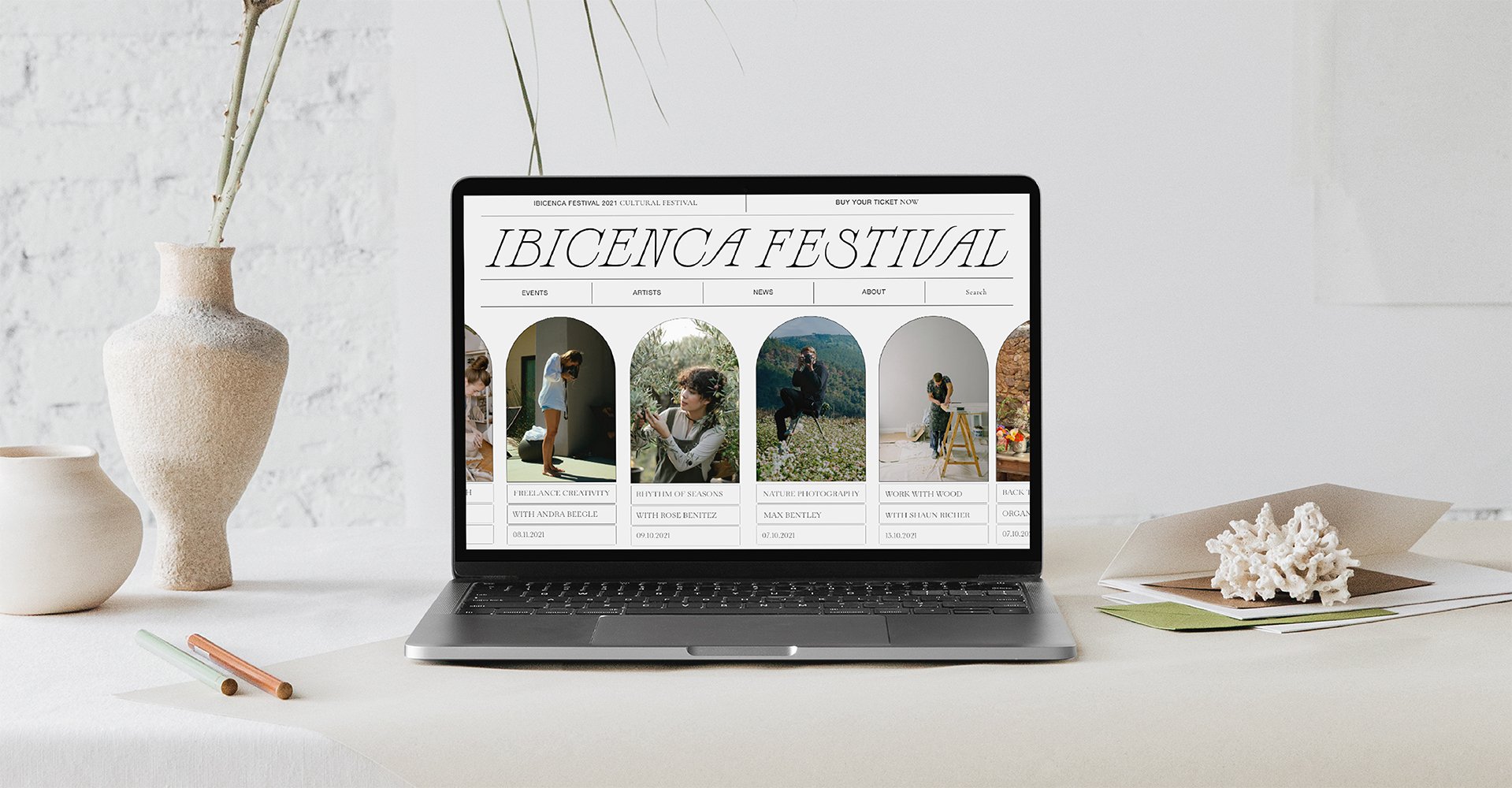 Ibicenca Festival / Web Design / Homepage