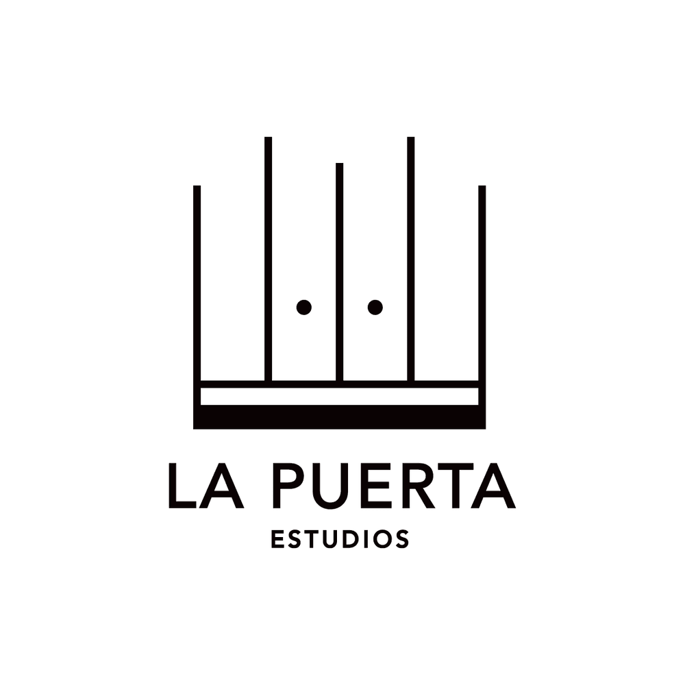 Logo for La Puerta – abstract symbol