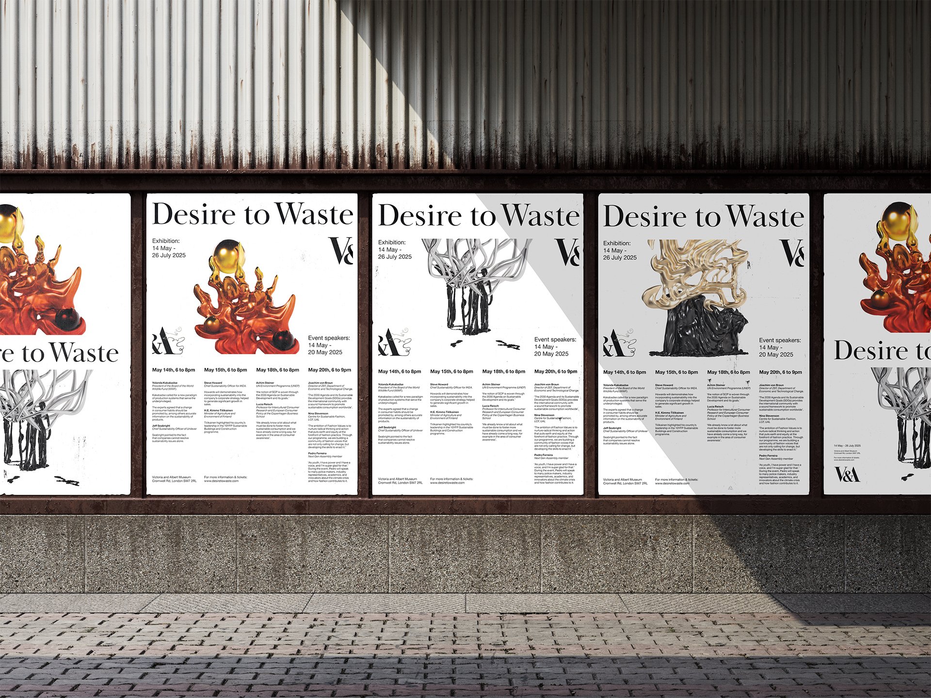 My main poster and listings posters, on free mock-up