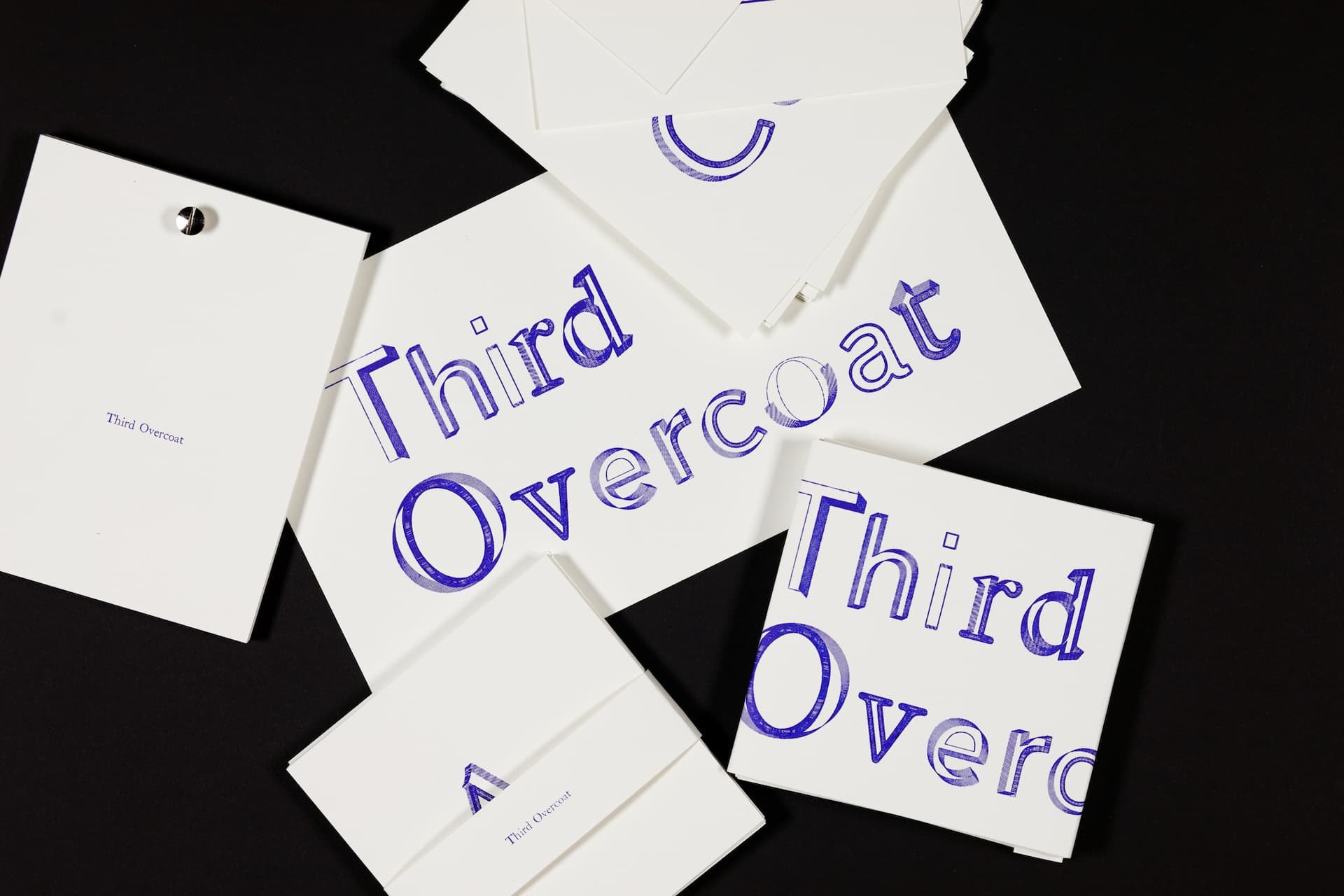 Third Overcoat / Test Stage / Type Specimen Booklets
