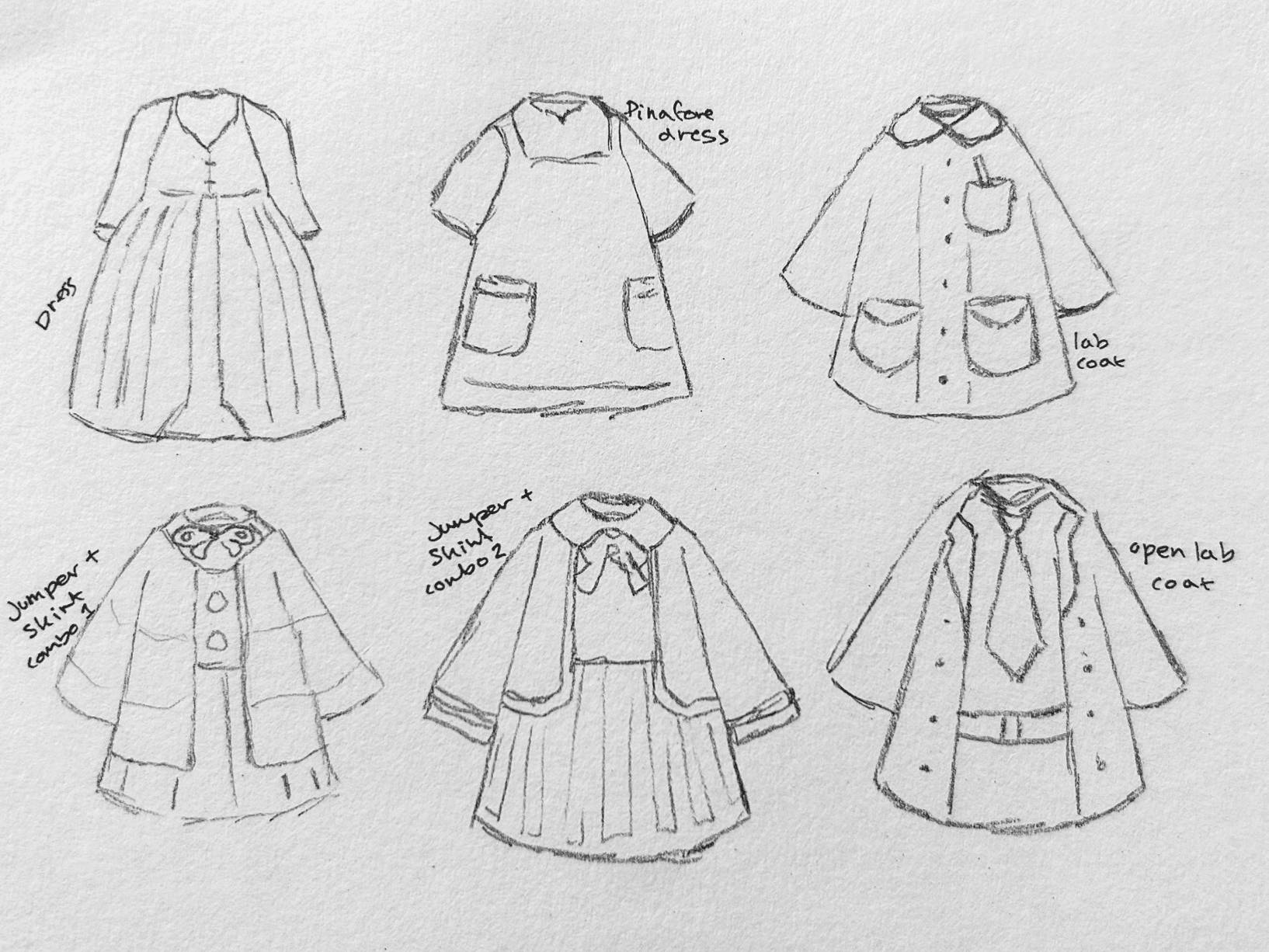 Seeking to delve deeper into the Animal Crossing style, I explored various outfit designs inspired by the game. This study aimed to expand my understanding of the Animal Crossing aesthetic and helped me integrate these styles into my character design.