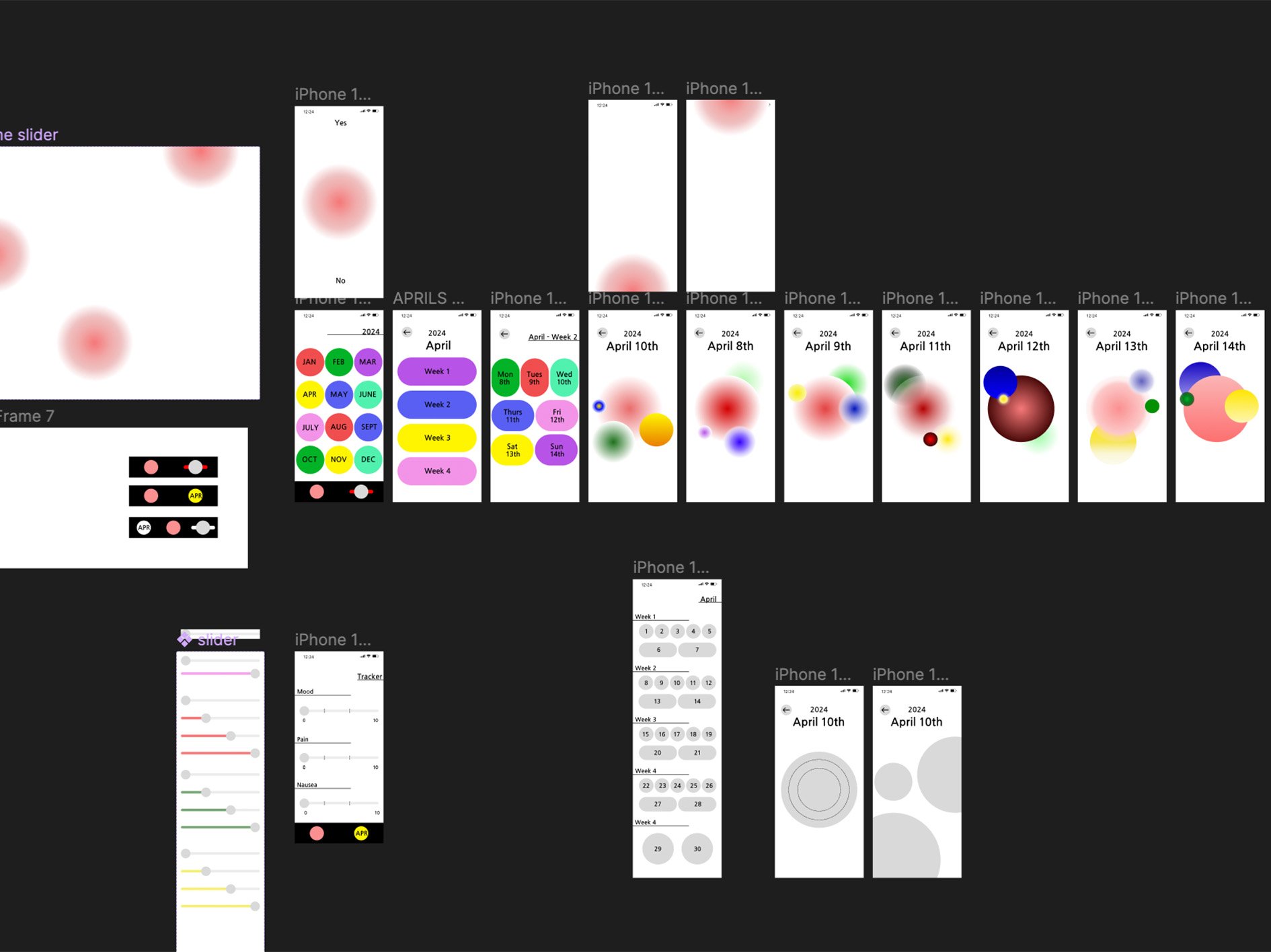Figma wireframes