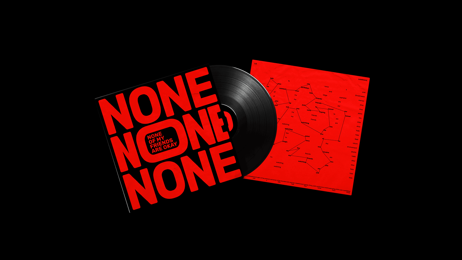 None of my friends (are okay)