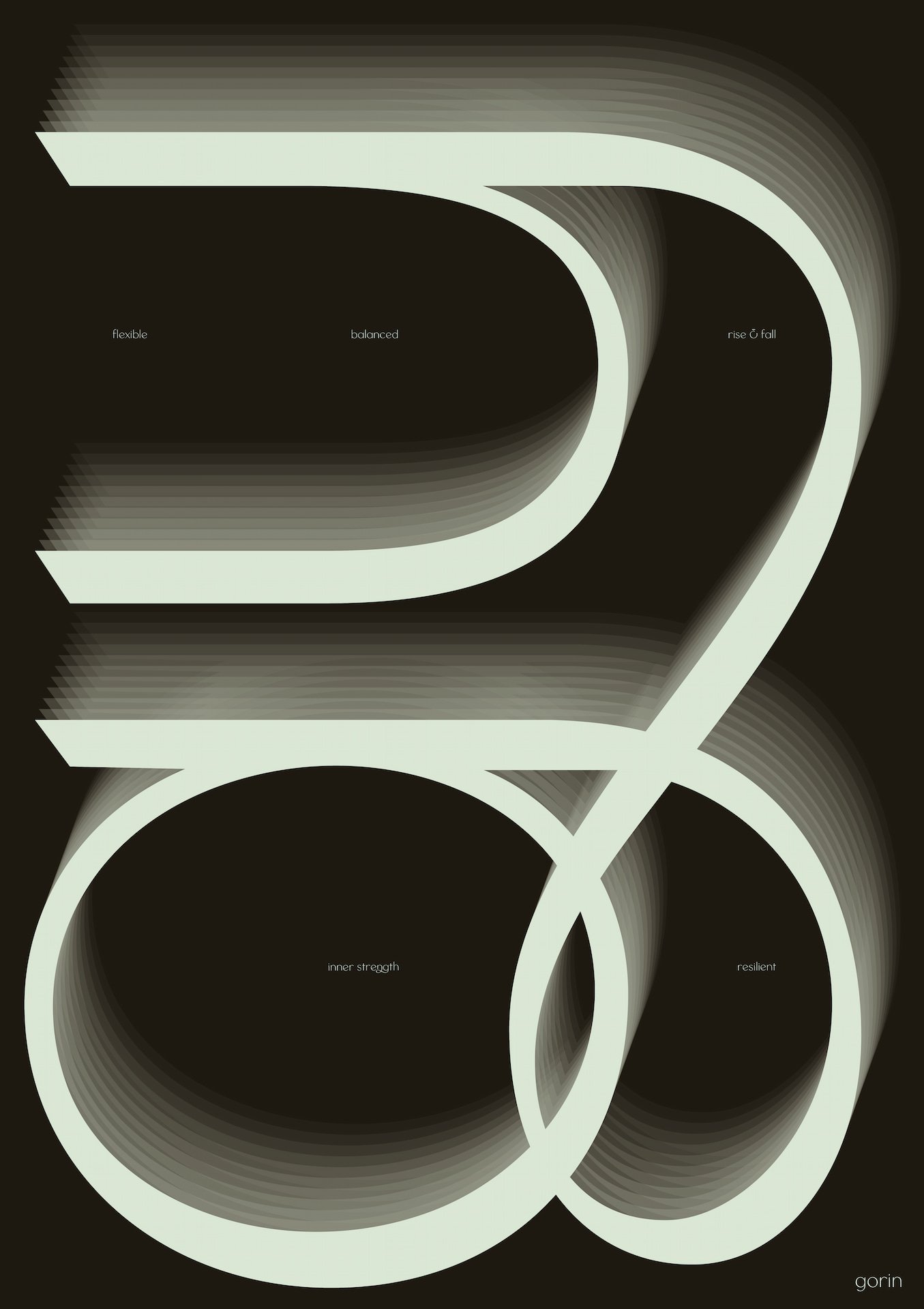 ‘gorin’ A1 print