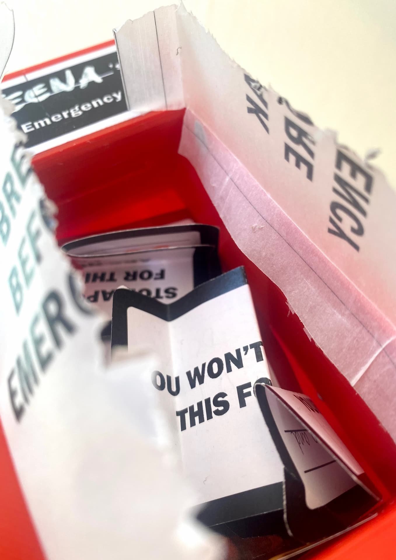 The Before Emergency Box
