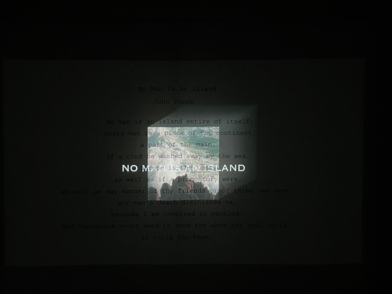 No Man Is An Island