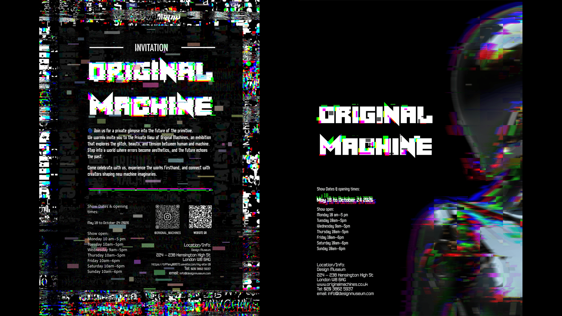 Exhibition Identity Design–Original Machines