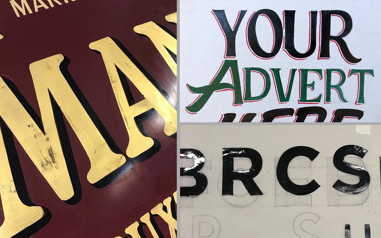 Sign writing and Typographic design