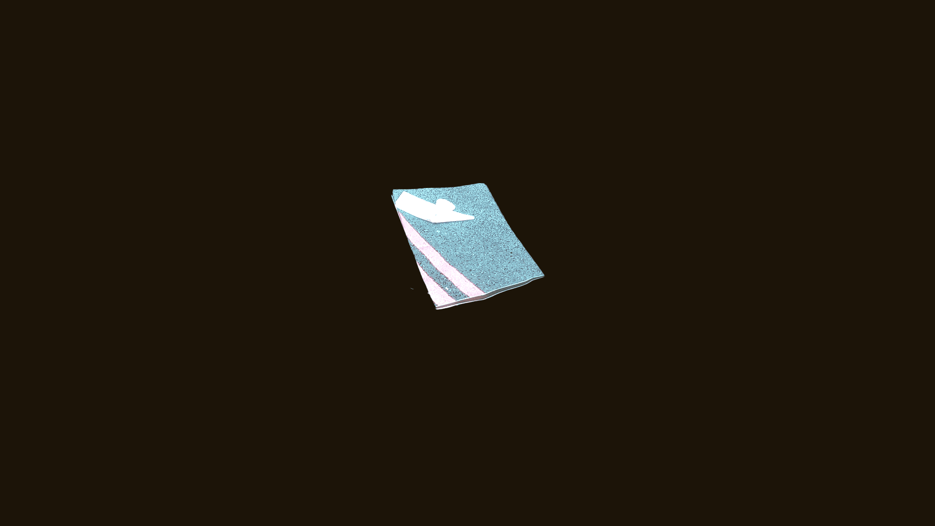 Projection on used paper