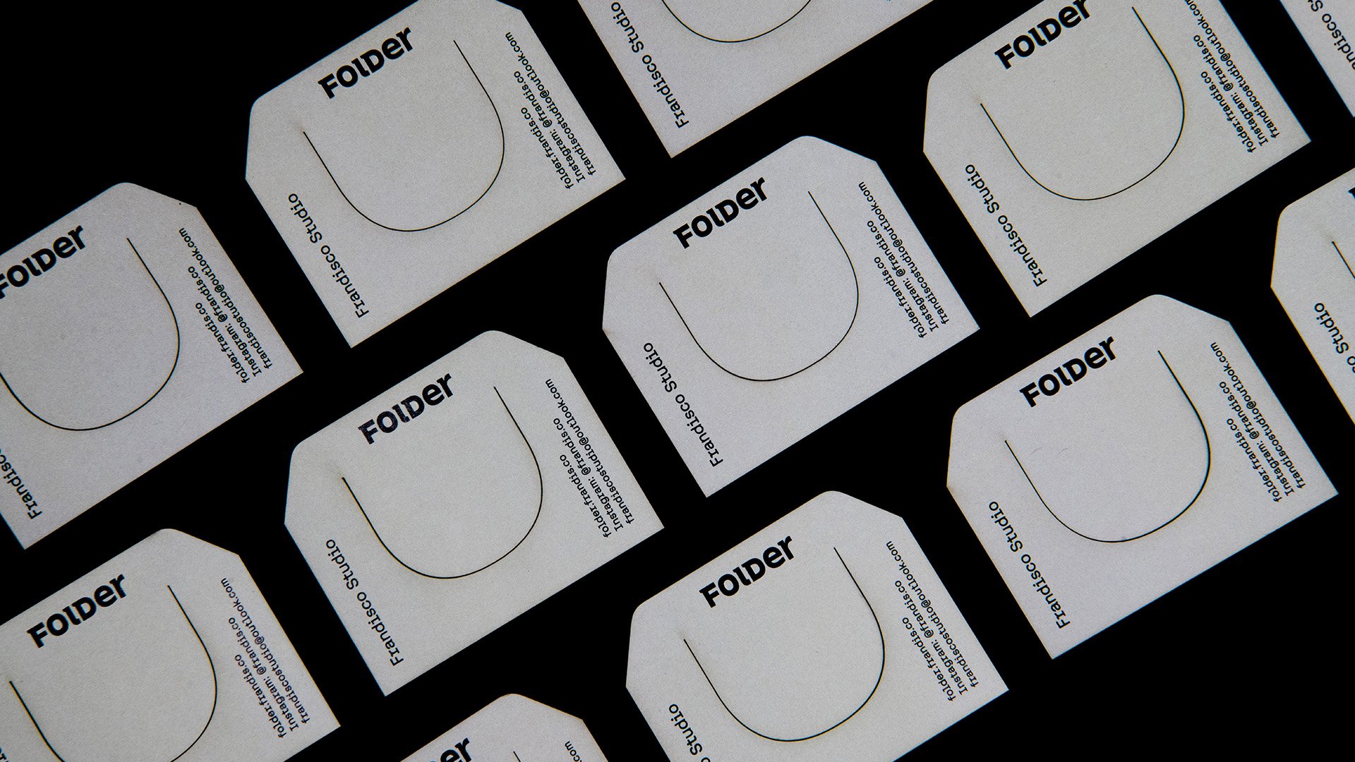 Business cards which also function as bookmarks.