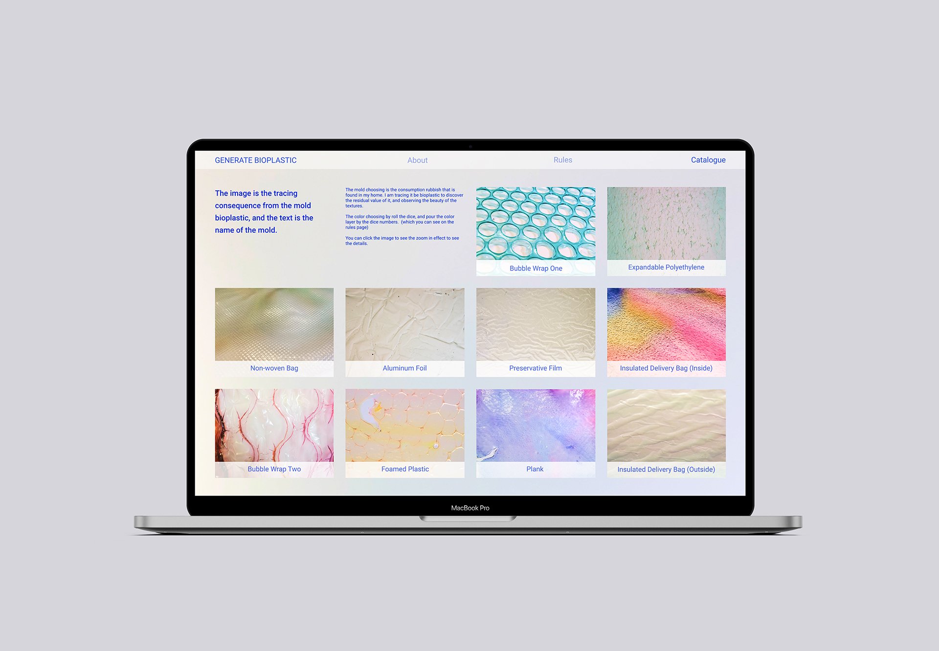 Catalogue Interface