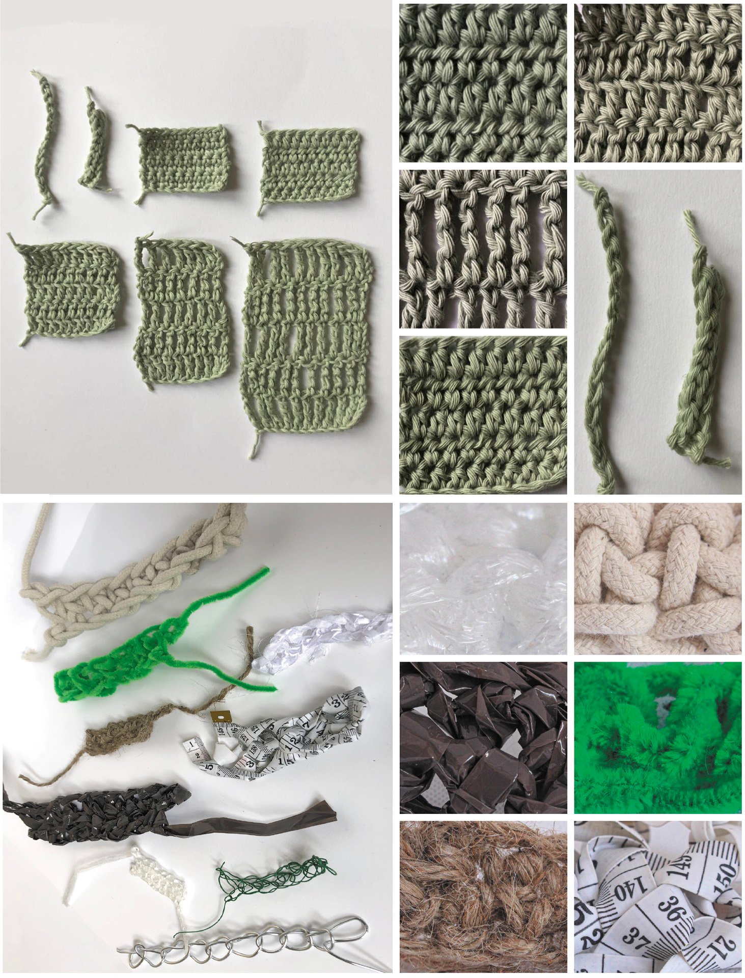 material and stitch testing process