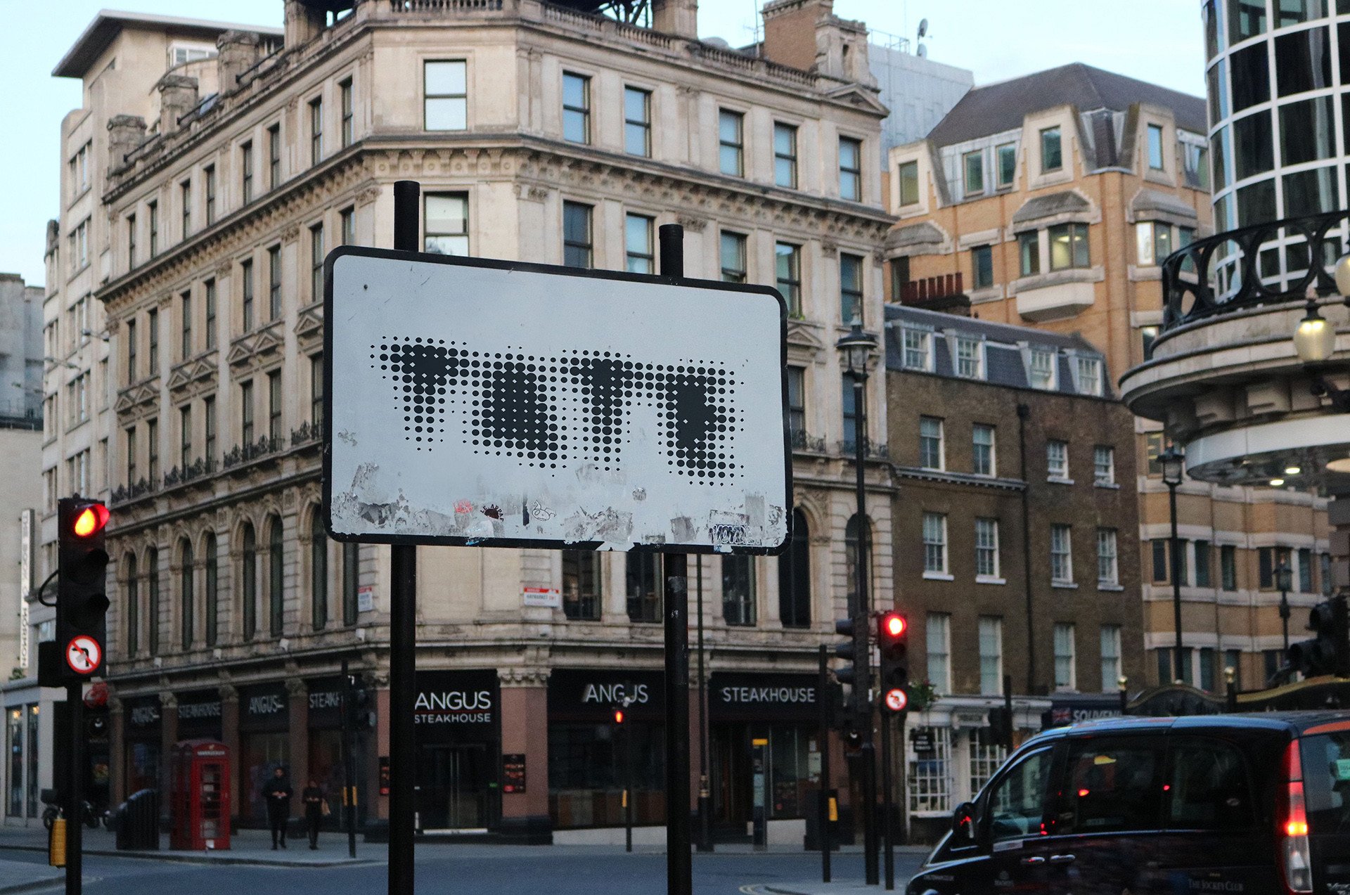 Road Signs Into Advertisements