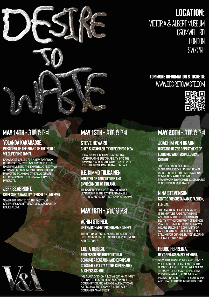 ‘Desire to Waste’ Brand Identity for V&A Event