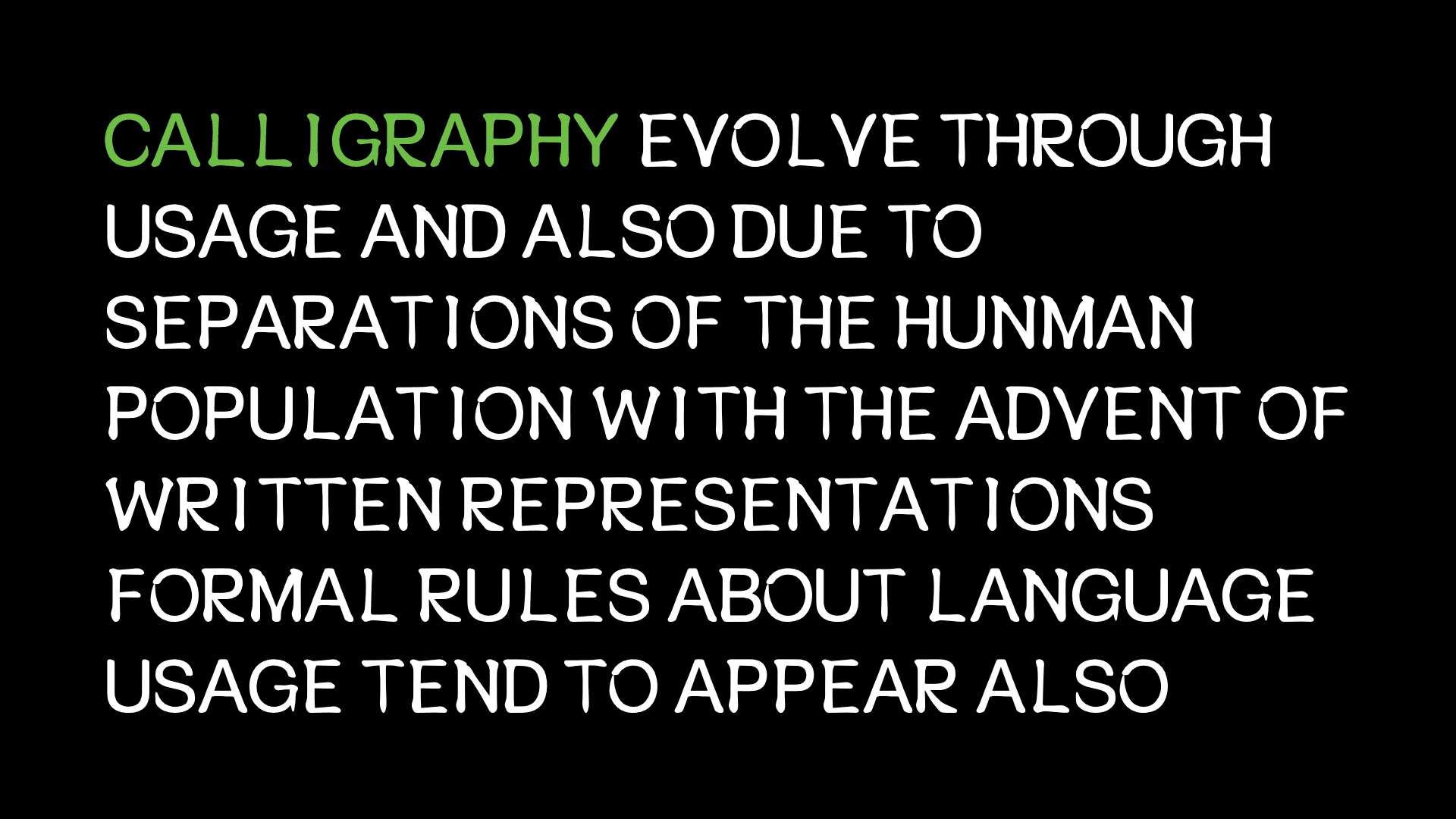 Typography Design