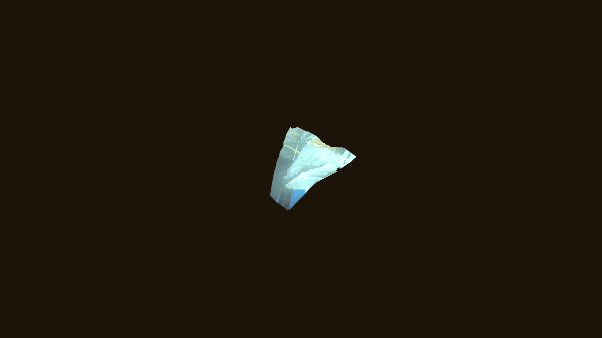 Projection on tissue paper