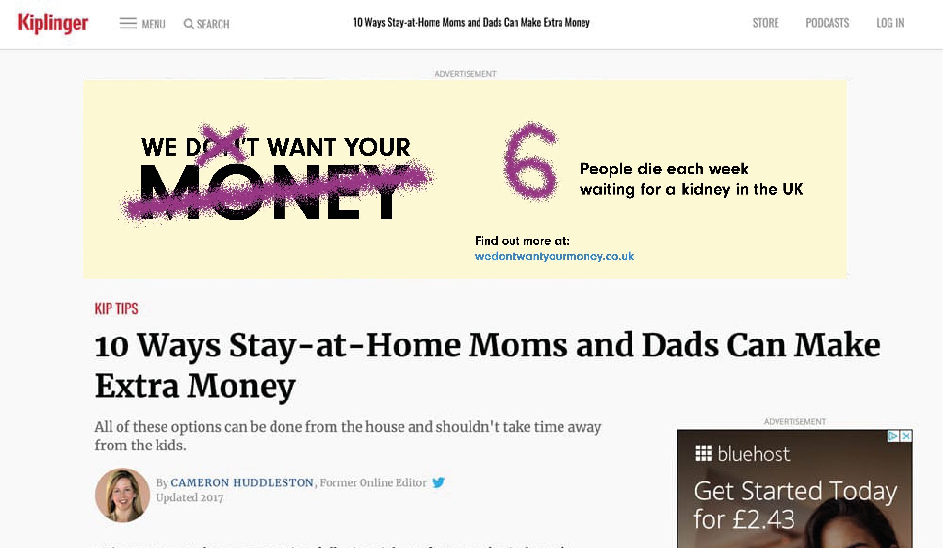 We Don't Want Your Money