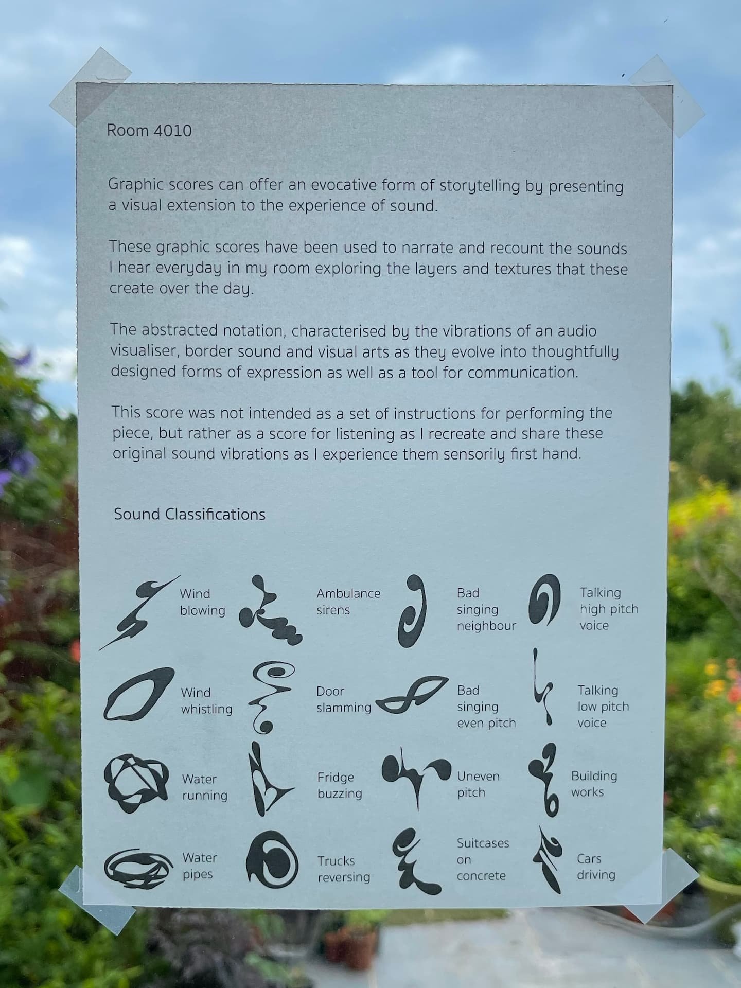 Sound Classification notes.
Experimental composition link- https://vimeo.com/717441001/e1b9e33da7